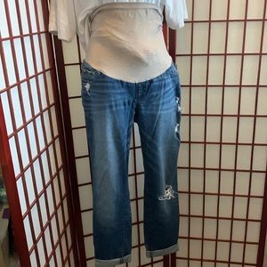 Jessica Simpson Maternity Capri Jeans